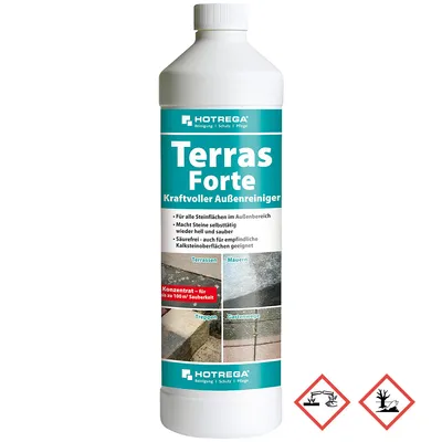 Produktbild von Hotrega Terras Forte Kraftvoller Außenreiniger Konzentrat 1000ml