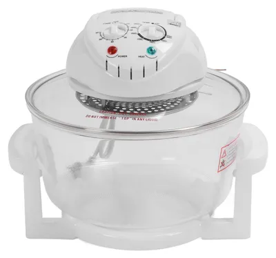 Heißluftfritteuse 12 L, 1400 W, 65-250 °C, Timer, Auftaufunktion