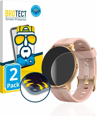 Produktbild von 2x BROTECT Fullscreen Schutzfolie für AGPtek LW11 Displayschutz Folie Fullcover Klar Transparent