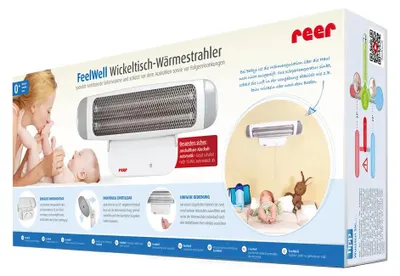 Produktbild von Hochwertiger Reer Wickeltisch Heizstrahler 1926 zur Wandmontage