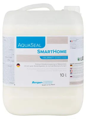 Imagen del producto de Aqua Seal, barniz para parquet para sistemas domóticos, acabado mate, 5 litros