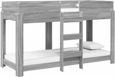 Obrázek produktu pro Patrová postel pro děti Šedá Sonoma 75 x 190 cm
