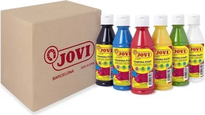 Obrázek produktu pro Jovi Premium Sada temperových barev Mix 6 x 250 ml