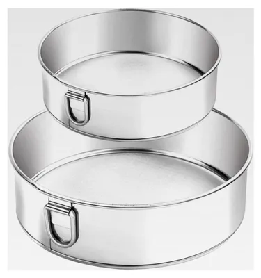 Produktbild von Edelstahl Mehlsieb Set 15 cm und 20 cm, 2 Stück, feines Küchensieb für Mehl, Reis, Getreide, Bohnen, Obst und Gemüse