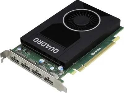 Productafbeelding van Nvidia Quadro M2000, 4GB GDDR5, 4x DisplayPort, grafische kaart voor videobewerking
