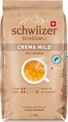 Produktbild von Schwiizer Schüümli Mild | ganze Bohne | 1000g