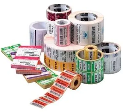 Produktbild von Zebra Z-Perform 1000T, Weiß, Z-Perform 1000T, Gestanztes Etikett, Rolle, Papier, Wärmeübertragung
