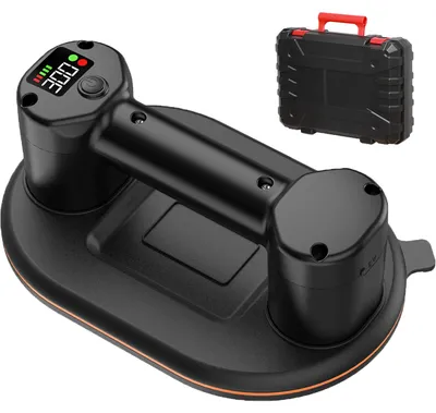 Image de Ventouse électrique pour le vide - Ventouse pour le verre et la céramique - Capacité de levage : 300 kg - Écran intelligent - Charge via USB-C - 1 pièce