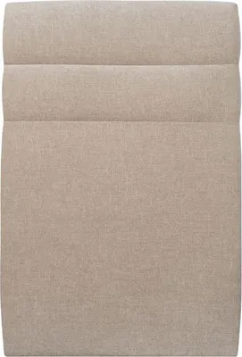 Imagen del producto de Cabecero modelo Líneas – Tela color beige, 90 cm