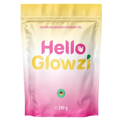 Produktbild von Hello Glowzi Pulver | Pflanzenpulver mit Cholin | Für Mann & Frau | 240 g
