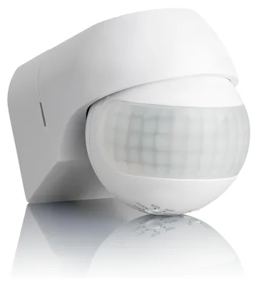 Obrázek produktu pro Detektor pohybu pro venkovní použití, montáž na zeď, krytí IP44, vhodný pro použití s LED osvětlením