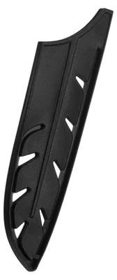 Messer-Klingenschutz aus PP, 132x33x2 mm, schwarz, für Santoku-Messer