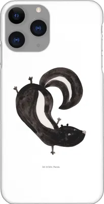 Produktbild von Mr. & Mrs. Panda Iphone 11 Pro Handyhülle Stinktier Handstand - Weiß - Geschenk, Skunk, Handy Case, Raubtier, Wildtier, Spielplatz, Stinker, Premium Kunststoff