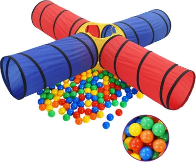 Image de Tunnel de jeu pour enfants avec 250 balles Multicolore