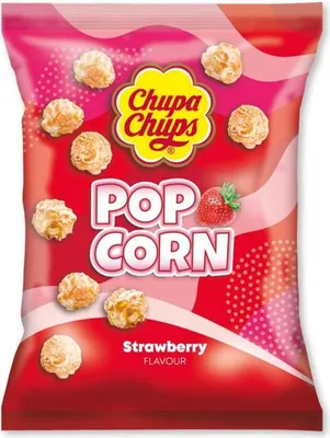 Produktbild von Chupa Chups Popcorn Strawberry 90g