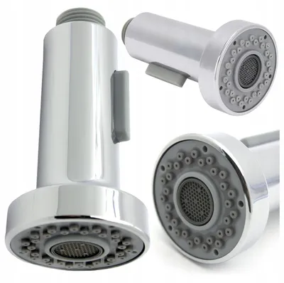 Produktbild von Chrom Duschkopf für Küchenarmatur mit 2 Funktionen
