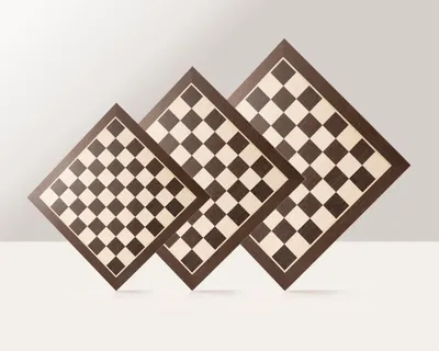 Produktbild von Schachbrett Nr. 5 (ohne Beschreibung) Wenge/Berg-Ahorn (Intarsien)