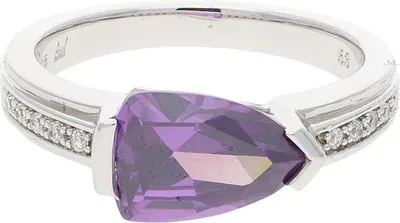 Produktbild von JuwelmaLux Ring 925/000 Sterling Silber mit synth. Zirkonia JL30-07-2797 58