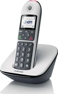 Immagine prodotto di Motorola Solutions Motorola CD5001, telefono DECT, cordless, vivavoce, 150 voci, identificazione del chiamante, grigio