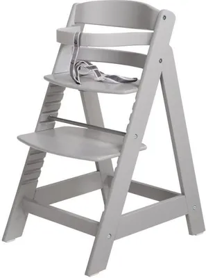 Obrázek produktu pro Verstellbarer Holzhochstuhl Sit Up III – ROBA – Höhenverstellbar – Taupe