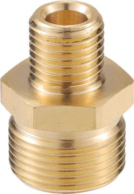 Produktbild von Hochdruckreiniger-Anschluss, M14x1.5 auf 22mm M22x1.5 männlicher Adapter aus Messing Schraubenschlauchanschluss Universal für Hochdruckreiniger Messing Kupferton