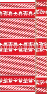 Produktbild von Sovie HORECA Tischdeckenrolle Bavaria in Rot aus Linclass® Airlaid 120 cm x 25 m, 1 Stück