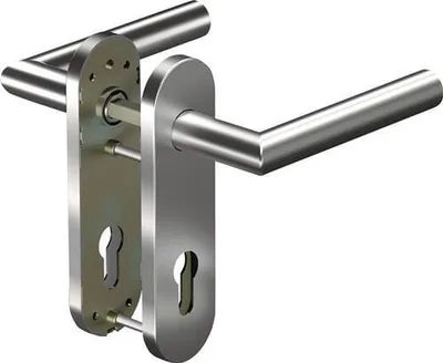 Immagine prodotto di Set di rosette corte CORE+ 8906 8 mm/7051K 72MM Alu.F1 PZ maniglia a leva grt.OGRO