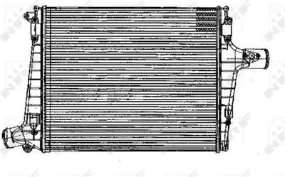 Produktbild von Ladeluftkühler Wärmetauscher-Prinzip 660 mm - 412 mm NRF für u.a. AUDI A6