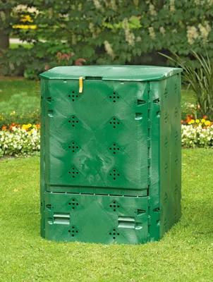 Produktbild von Kompostbehälter 600L für Garten- und Küchenabfälle - Nachhaltig und Wetterbeständig