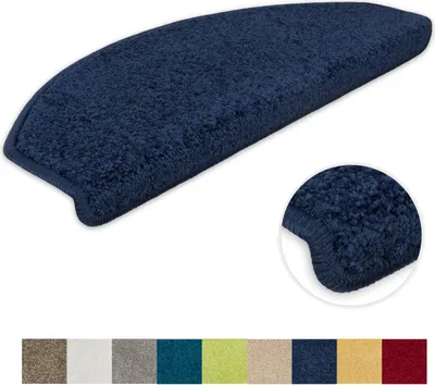 Produktbild von Stufenmatten Pegasus Halbrund Blau 15 Stück