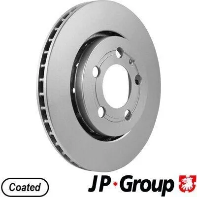Produktbild von 2x JP GROUP Bremsscheibe 1163207000 hinten für VW Golf IV Schrägheck (1J1) 256mm