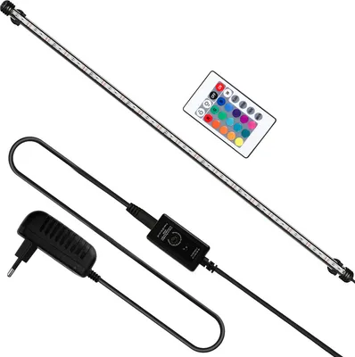 Produktbild von Jiubiaz 92cm LED Aquarium Beleuchtung Aquariumleuchte RGB Fisch Tank Strahler Schalentiere
