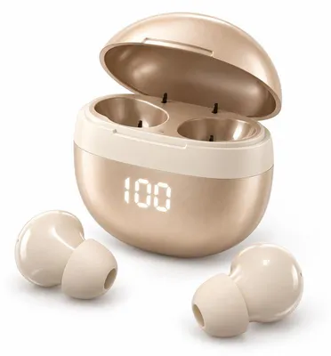Produktbild von Mini Bluetooth Kopfhörer, ultrakompakte TWS In-Ear Ohrhörer, Bluetooth 5.3, Geräuschreduzierung, ENC-Mikrofon, Touch-Steuerung, 24 Std. Laufzeit