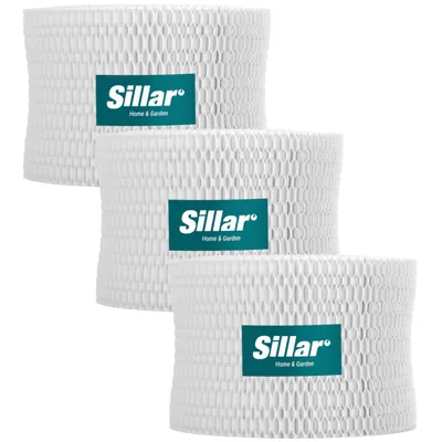 Immagine prodotto di Sillar 3x filtri di ricambio per umidificatori Philips HU4801 / HU4802 / HU4803 / HU4811 / HU4813 / HU4814 con struttura a nido d'ape - sostituzioni