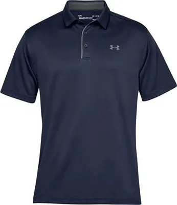 Zdjęcie produktu dla Koszulka polo męska Under Armour Tech, krótki rękaw, kolor niebieski, rozmiar XS / Regular