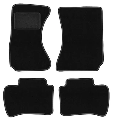 Zdjęcie produktu dla Dywaniki samochodowe welurowe LUX do: Daihatsu Terios I (1997-2005, SUV) czarne, z mocowaniami