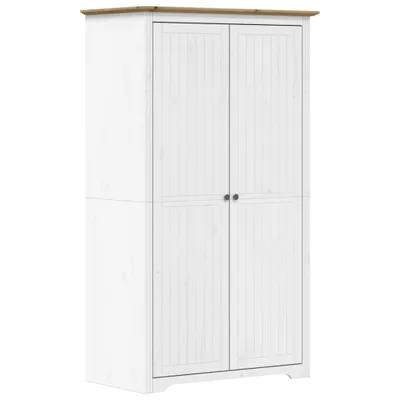 Immagine prodotto di vidaXL Armadio BODO Bianco e marrone 99x53,5x173 cm in legno di pino