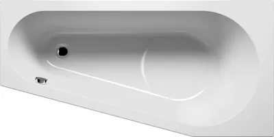 Produktbild von RIHO Delta Eck-Badewanne, Version links, Einbau, 1-Sitzer, weiß, B069001005
