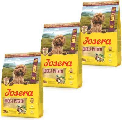 Produktbild von Josera MINI Adult Duck & Potato 3 x 3 kg