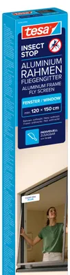 Produktbild von tesa Fliegengitter-Fenster Comfort im Alurahmen 120 x 150 cm anthrazit