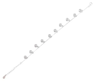 Produktbild von MIAMAR 1161815 Damen Armband Sterling-Silber 925 Silber weiß 19 cm