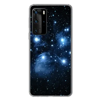 Produktbild von MuchoWow® Handyhülle Schutzhülle Hülle für Huawei P40 Pro Universum - Planeten - Sterne - Jungen - Mädchen - Kinder Silikon Softcase Handy Hülle - Schutz