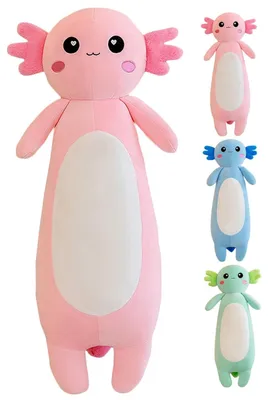 Obrázek produktu pro Měkká plyšová hračka axolotl pro děti (80 cm)