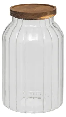 Produktbild von Stylische, luftdichte Glasvorratsbehälter 3 Liter Five® - Transparent - Luftdicht | Mit Deckel