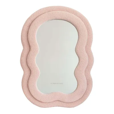 Produktbild von Flamingueo Wandspiegel Asymmetrisch Teddy Rosa 70x50x4cm