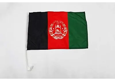 Produktbild von AZ FLAG Autofahne Afghanistan 45x30 cm Afghanische Mesh-Polyester Saugnapf