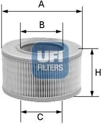 Produktbild von Luftfilter UFI 27.176.00 für FORD FIESTA III (GFJ) Filtereinsatz