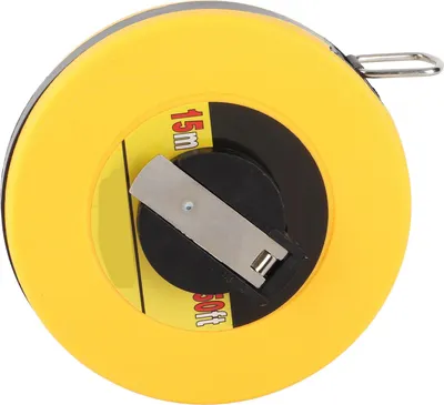 Produktbild von 15m Baustellen-Messung Fiberglas-Bandmaß weiche Lineale Bauvermessung Messwerkzeug