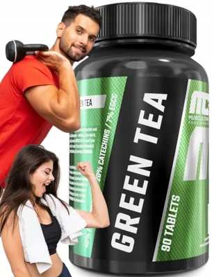 Produktbild von Fettverbrenner, Muskelpflege, Grüner Tee - 90 Tabletten.