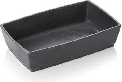 Produktbild von Buffetschale, 27 x 17 x 7 cm, schwarz, Porzellan
